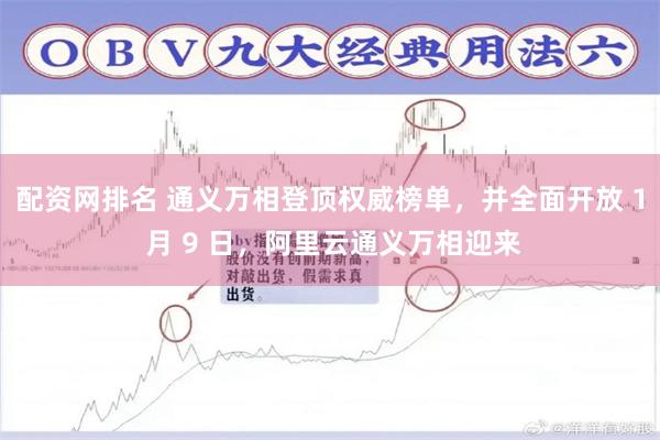 配资网排名 通义万相登顶权威榜单，并全面开放 1 月 9 日，阿里云通义万相迎来