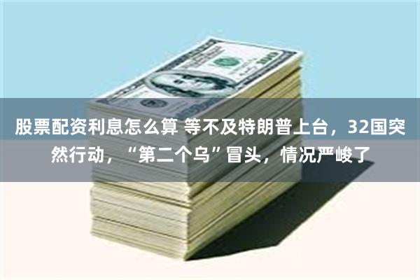 股票配资利息怎么算 等不及特朗普上台，32国突然行动，“第二个乌”冒头，情况严峻了