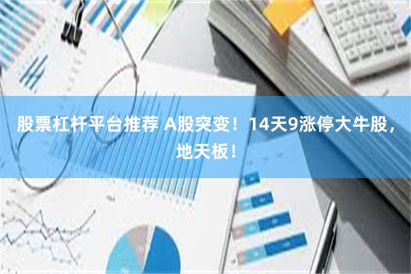 股票杠杆平台推荐 A股突变！14天9涨停大牛股，地天板！